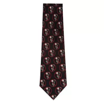 Cravate avec motif pour non fumers, bleu, soie W41065